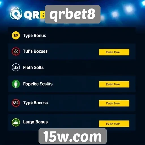 Comparação de bônus oferecidos pelo qrbet8