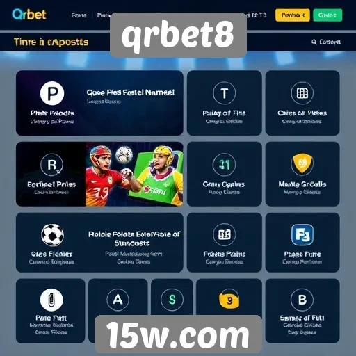Analise das funcionalidades do site qrbet8